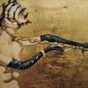 rudolf-kurz-diver-oil-gold-leaf-detail_0